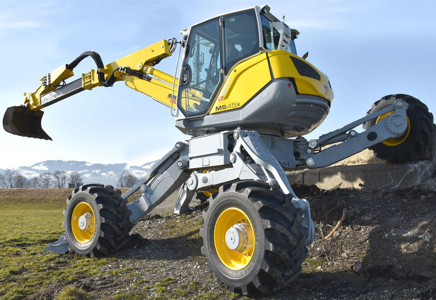 全地形蜘蛛挖掘機應用